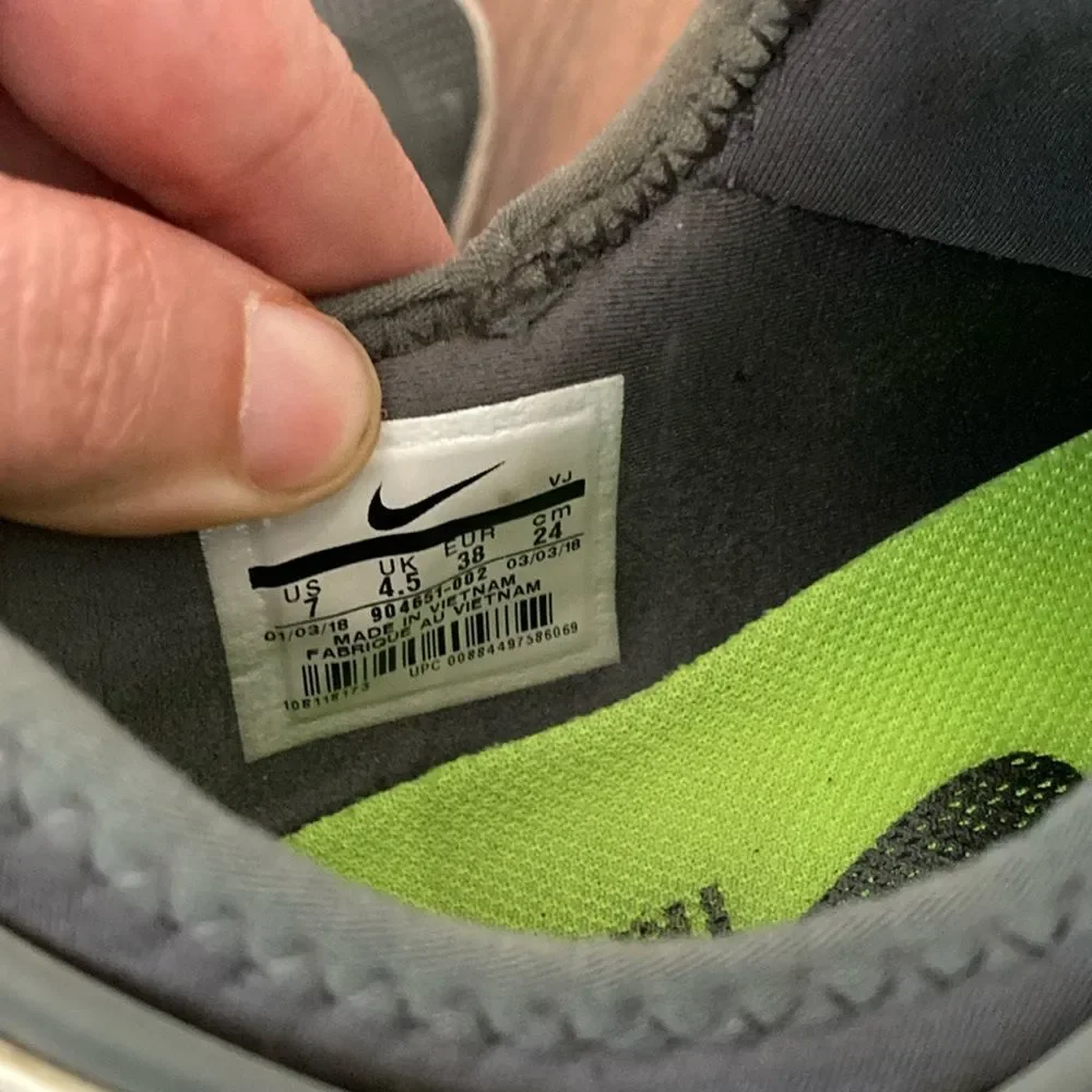 Nike Gray Running Shoes Sz 7